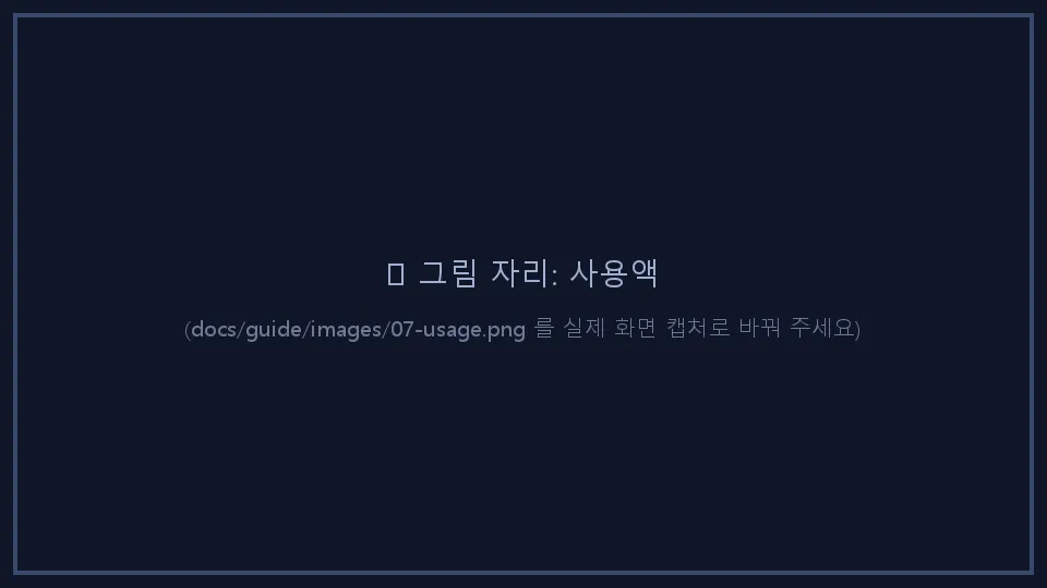 사용액